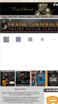Mobile Screenshot of frankgambale.com